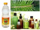 Essential oils, needles and vinegar