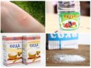 Svědění z komárů kousnutí pomůže odstranit ocet sůl a soda
