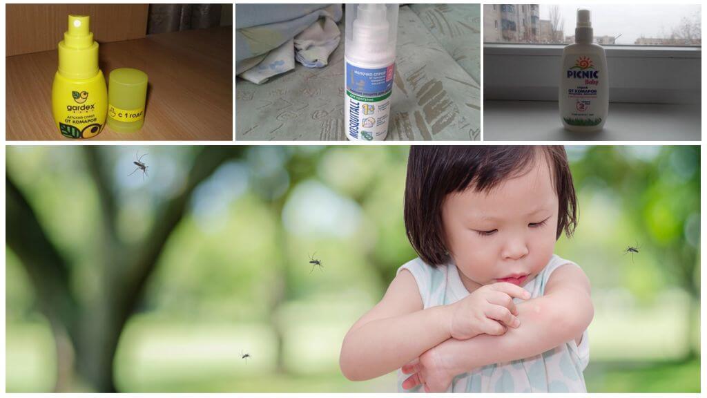 Effective mosquito repellent for children from 1 year