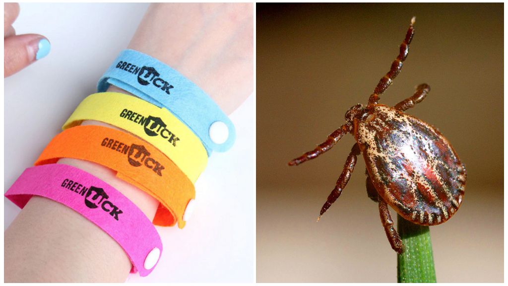 Tick ​​and mosquito repellent bracelets for humans