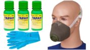 Protective equipment when working with Taran