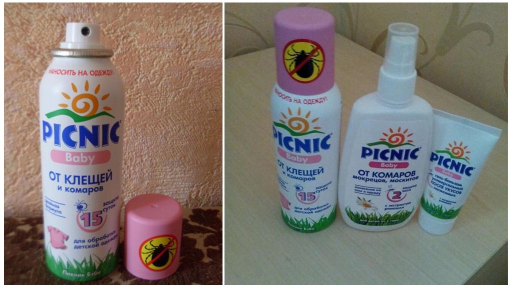 Spray aérosol pour tiques et moustiques Picnic Baby