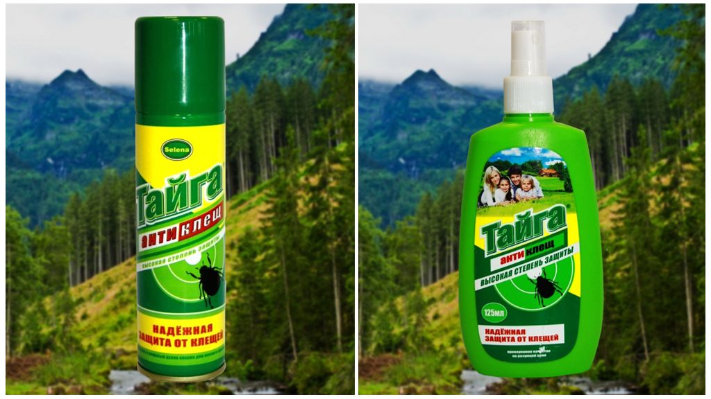Taiga anti-mite: spray and aerosol