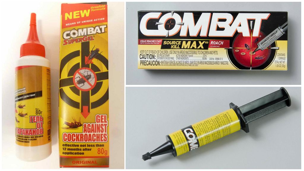 Combat gels from cockroaches
